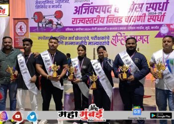 जिल्हास्तरीय रायगड बेंचप्रेस स्पर्धात नंदिनी उमप, अमृता भगत, सुरेश जाधव, तन्मय पाटील, गणेश तोटे दिनेश पवार विजेते.