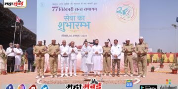 ७७व्या निरंकारी समागमाच्या सेवांचा विधिवत शुभारंभ