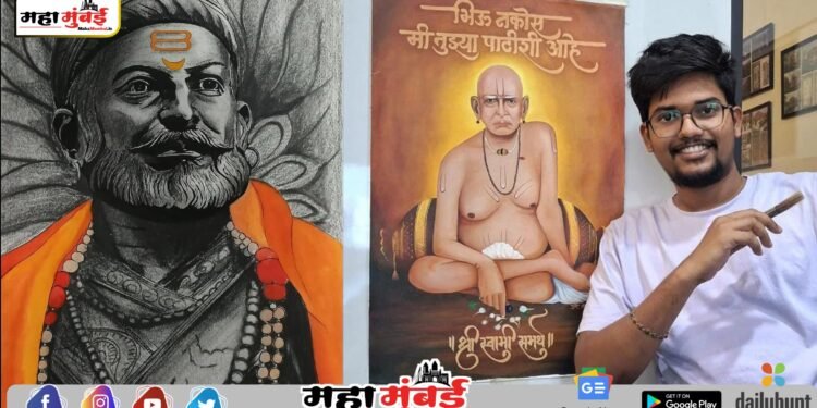 कुंचल्यातून साकारतोय नव्या युगाचा रंग – दुर्गेश कृष्णा खोत