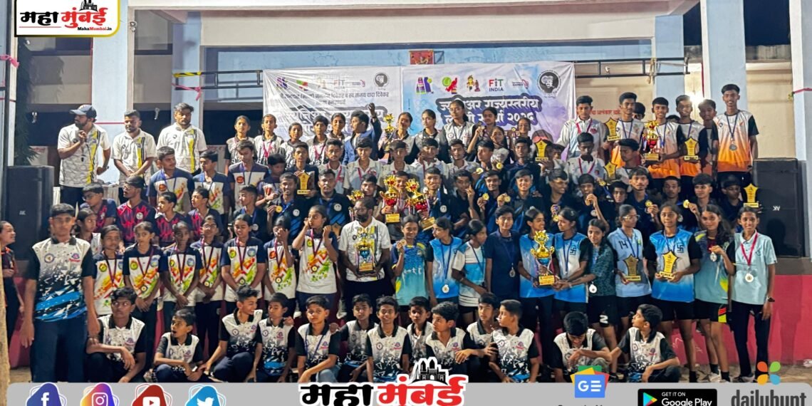 राज्यस्तरीय लगोरी स्पर्धेमध्ये पालघर संघाला प्रथम पारितोषिक