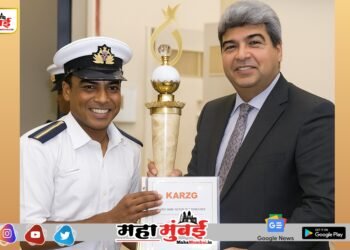 अभिमानास्पद ! नेव्हीमध्ये स्वप्नील घावटचा तिहेरी बहुमान; म्हसळ्याच्या मातीतून घडलेला हिरा