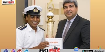 अभिमानास्पद ! नेव्हीमध्ये स्वप्नील घावटचा तिहेरी बहुमान; म्हसळ्याच्या मातीतून घडलेला हिरा