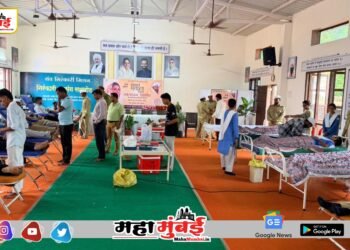 रक्तातून उमलले मानवतेचे नाते – खरसई येथे 157 युनिट्सची जीवनदायी देणगी